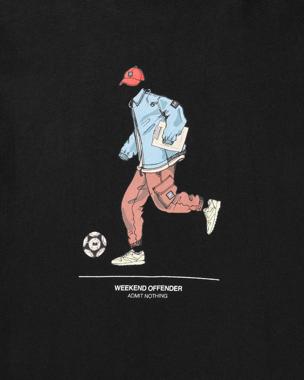 Schwarzes Biskra Grafik-T-Shirt für Kinder