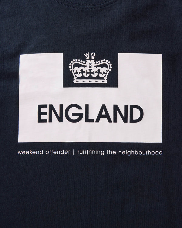 Kids Country Series England T-Shirt Navy