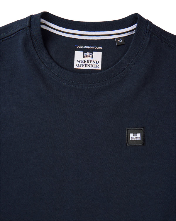 Brooklands Kinder-T-Shirt, Marineblau