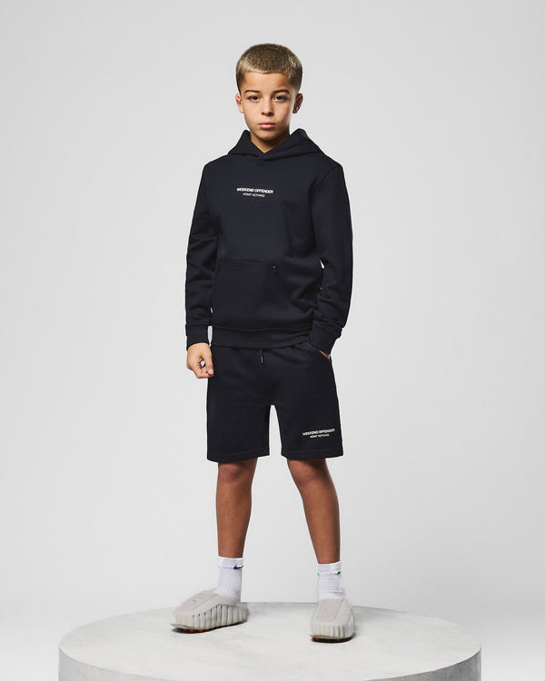 Kids Cobain Hoodie Navy/White