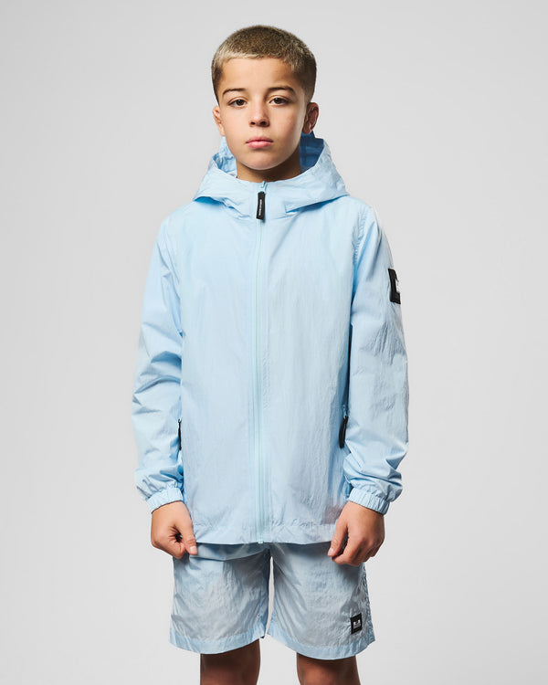 Kids Technician Mesh Lined Jacket Sky Blue