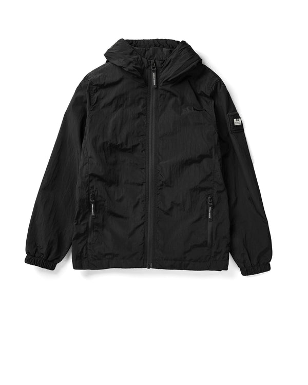Kinder-Technikerjacke mit Fleecefutter in Schwarz