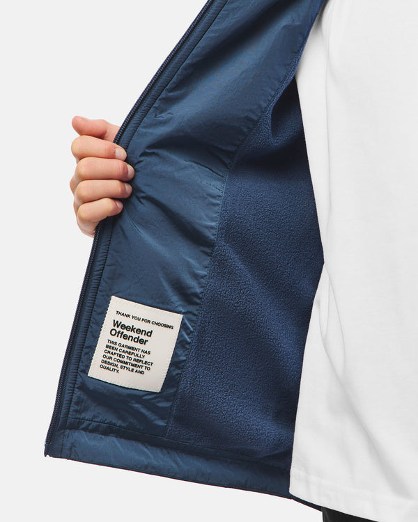 Giacca foderata in pile per bambini "Kids Technician" blu laguna
