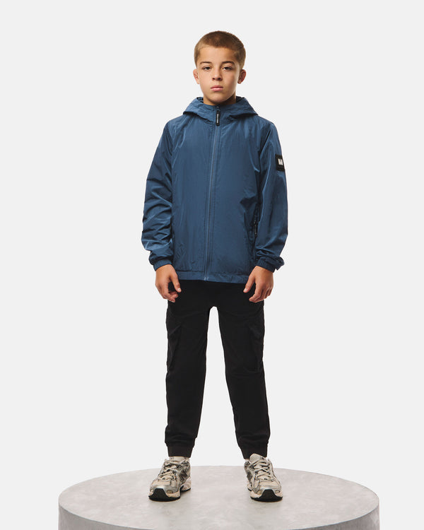 Giacca foderata in pile per bambini "Kids Technician" blu laguna