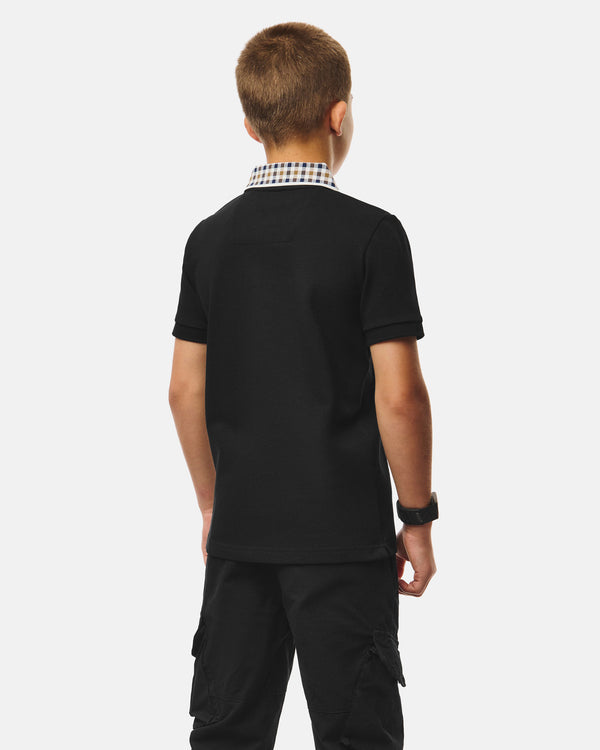 Kids Tipasa Polo Shirt Black