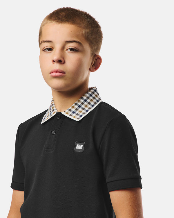 Kids Tipasa Polo Shirt Black