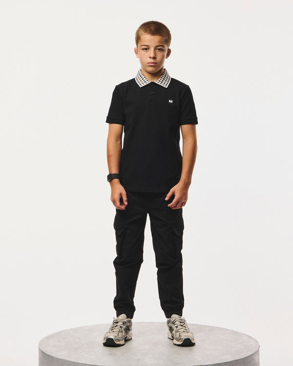 Kids Tipasa Polo Shirt Black