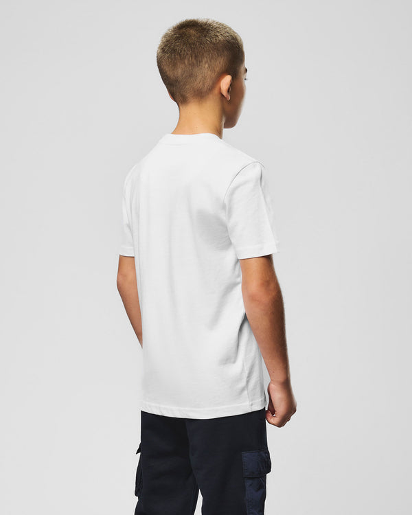 Kids Naz Graphic T-Shirt White