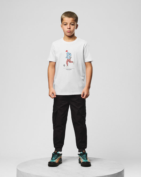 Weißes Biskra Grafik-T-Shirt für Kinder