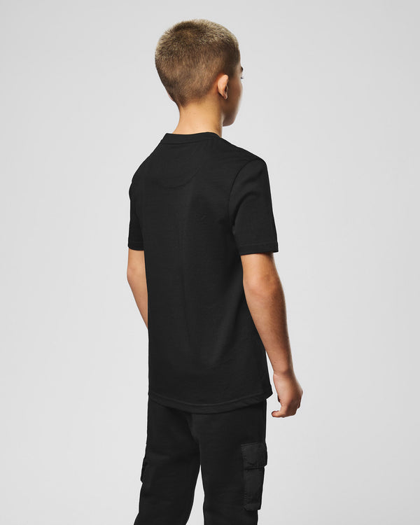 Kids Vinyl Graphic T-Shirt Black