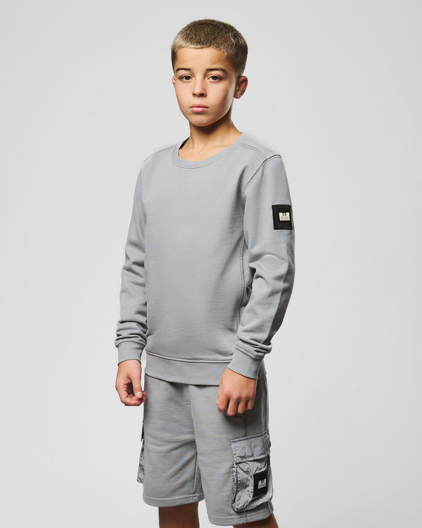Kinder-Sweatshirt „Thunder“, rauchgrau