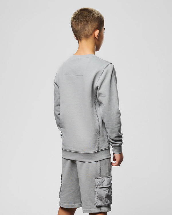 Kinder-Sweatshirt „Thunder“, rauchgrau