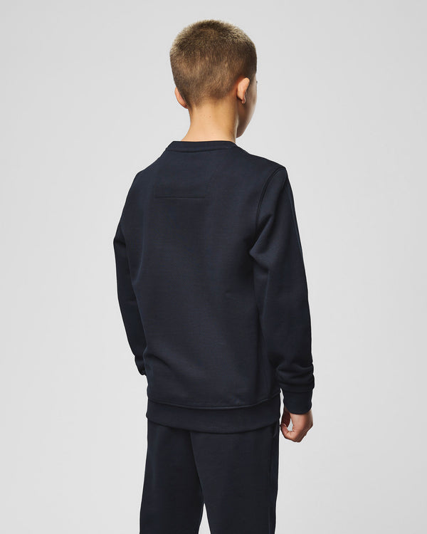 Raval Kinder-Sweatshirt, Marineblau/Weiß