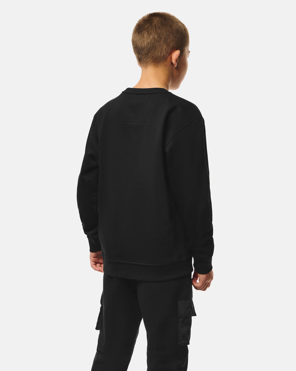 Felpa Thunder nera per bambini