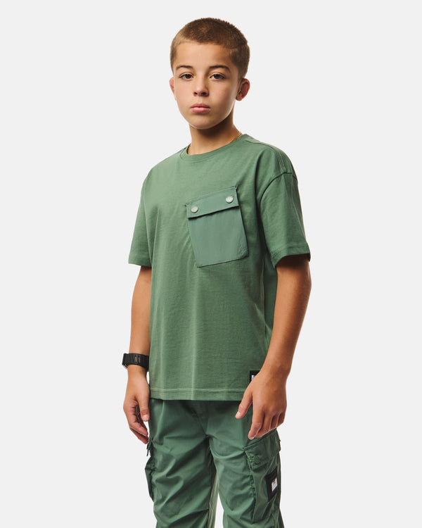 T-Shirt Bambino Adrar Verde Timo
