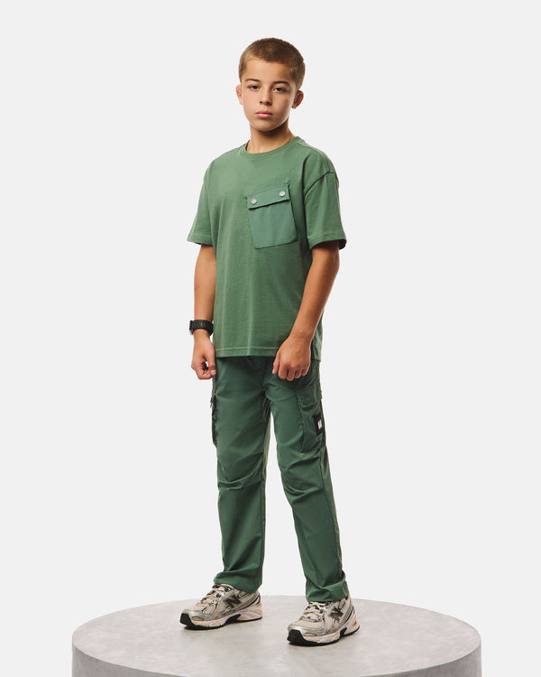 T-Shirt Bambino Adrar Verde Timo