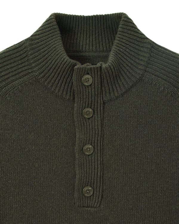Castillos Wool Jumper Black Forest Green