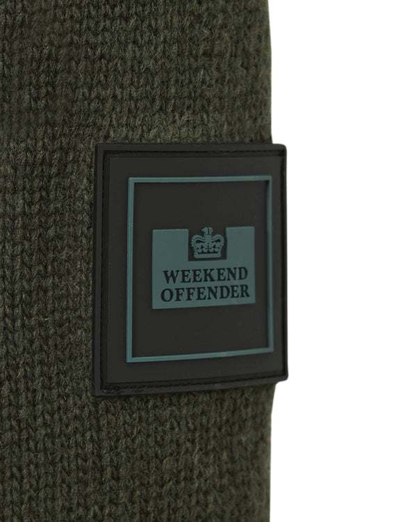 Castillos Wool Jumper Black Forest Green