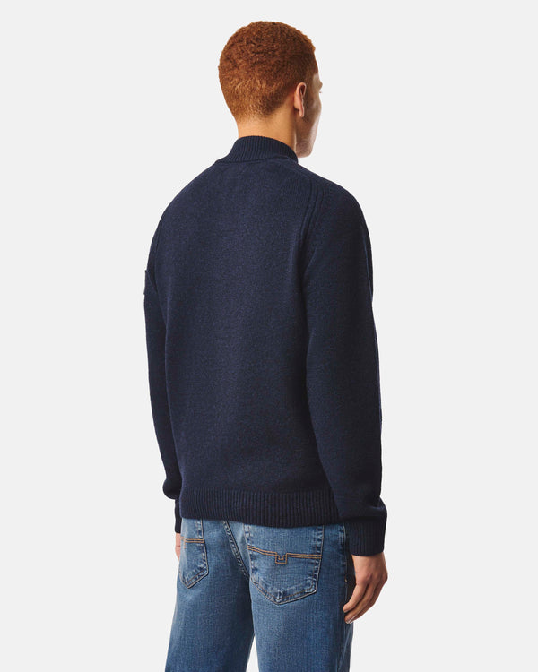 Gamston Wool Cardigan Navy