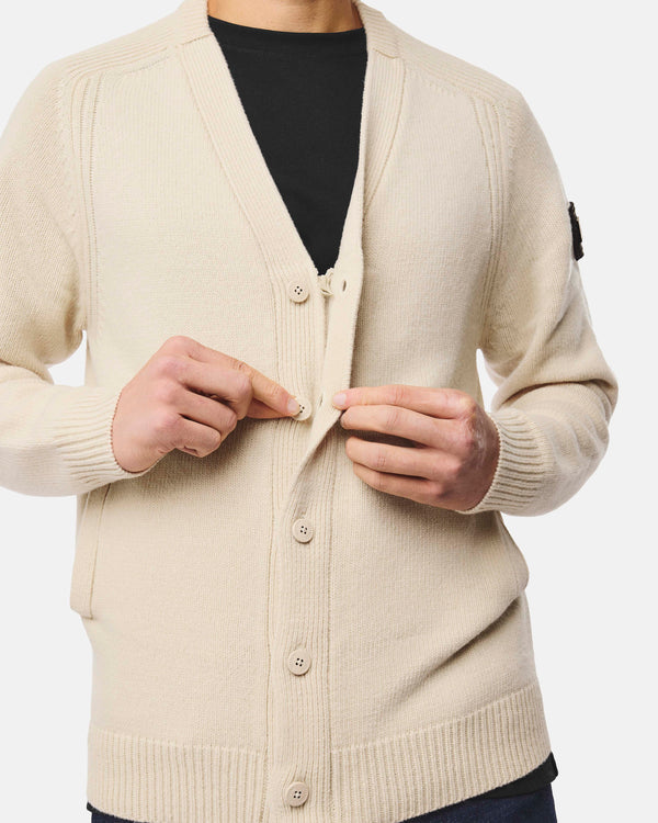 Lauda Wool Cardigan Calcium