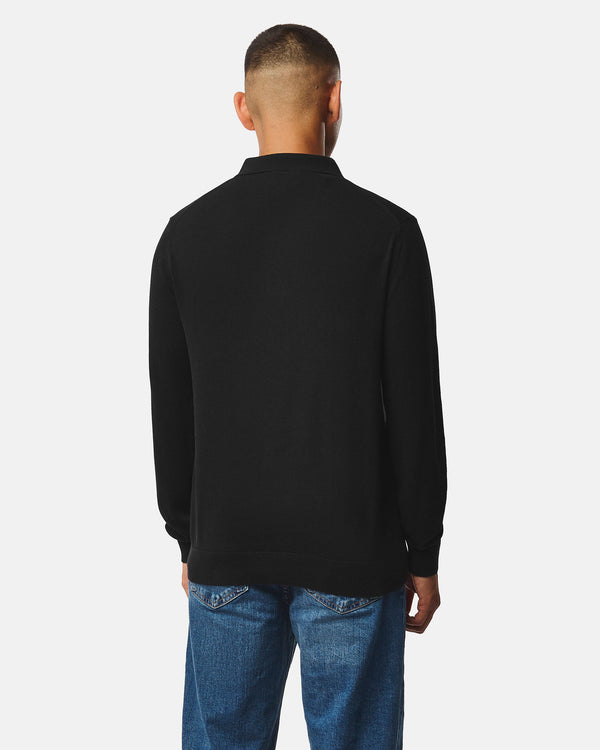 McNamara Knitted Polo Black
