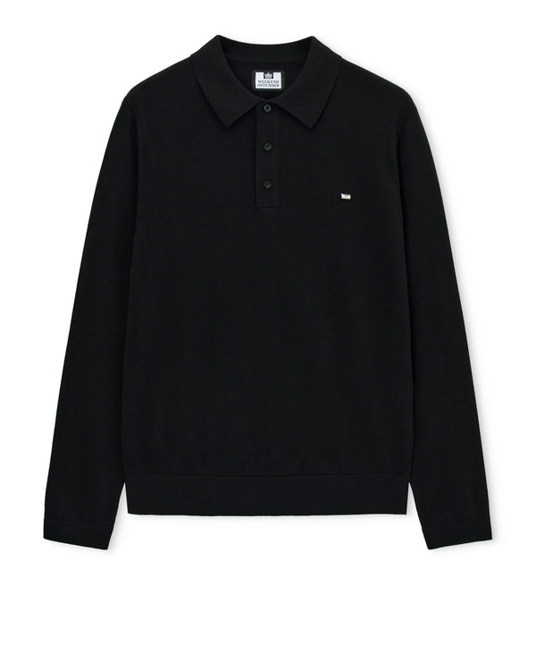 McNamara Knitted Polo Black
