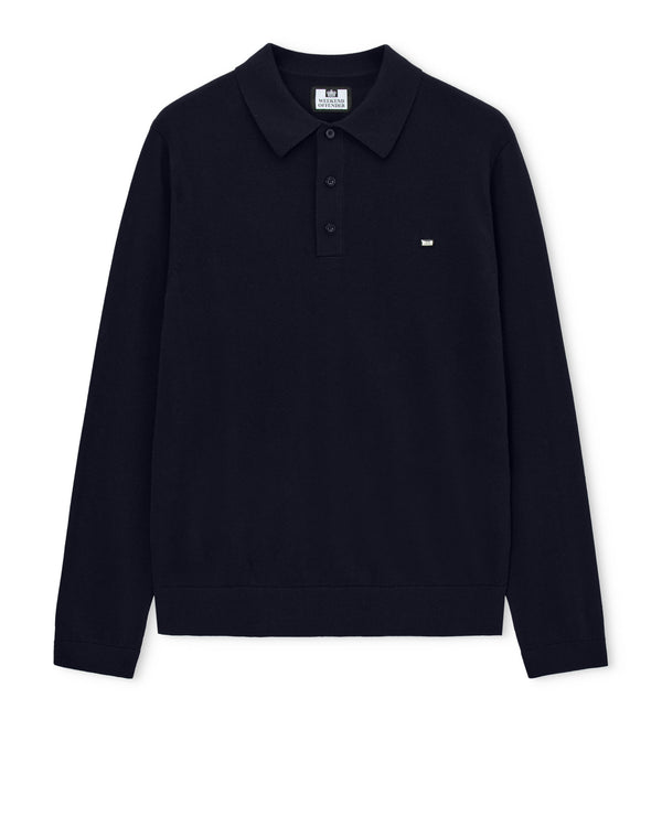 McNamara Knitted Polo Navy