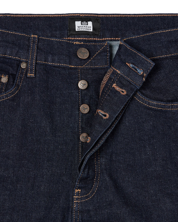 Jeans in denim larghi lavaggio scuro