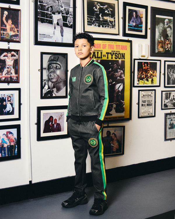 Kids One Nation Tracksuit Black