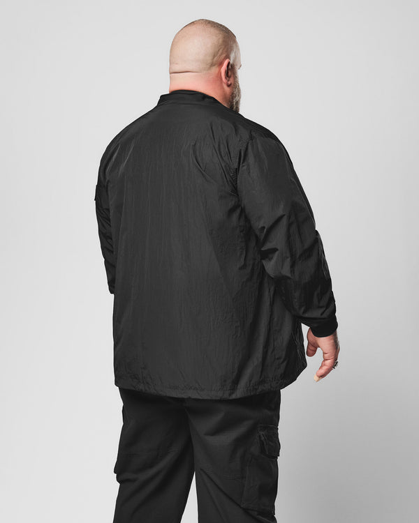 Plus Size - Ronson Over-Shirt Black