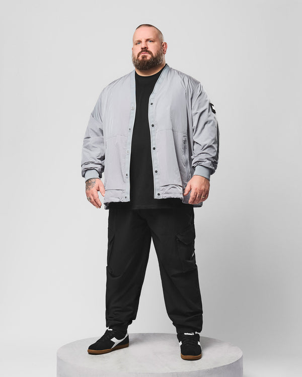 Plus Size - Ronson Over-Shirt Smokey Grey