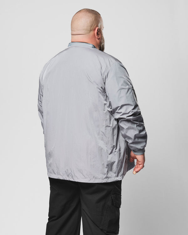 Plus Size - Ronson Over-Shirt Smokey Grey