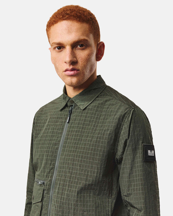 Vinnie Over-Shirt Black Forest Green