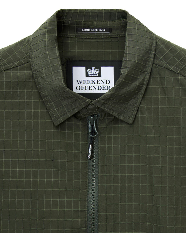 Vinnie Over-Shirt Black Forest Green
