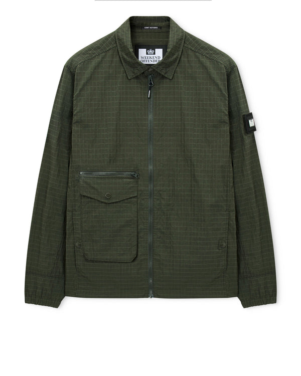 Vinnie Over-Shirt Black Forest Green