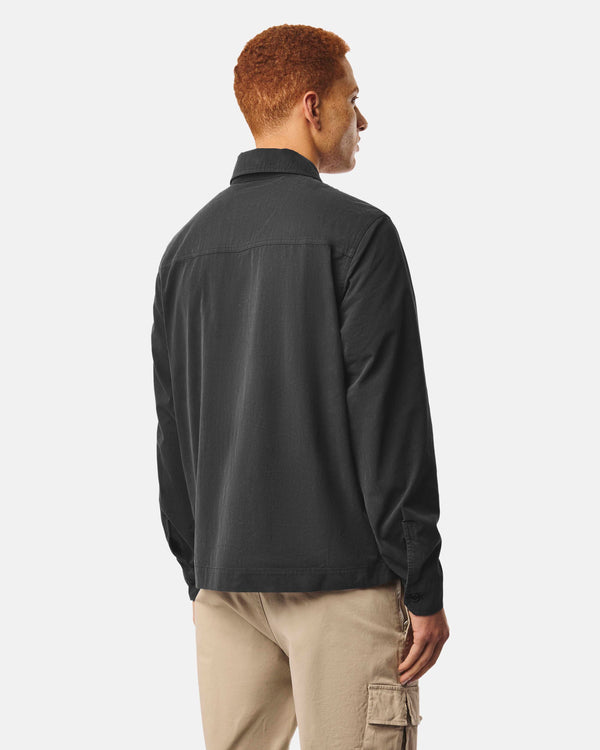 Pancho Over-Shirt Black