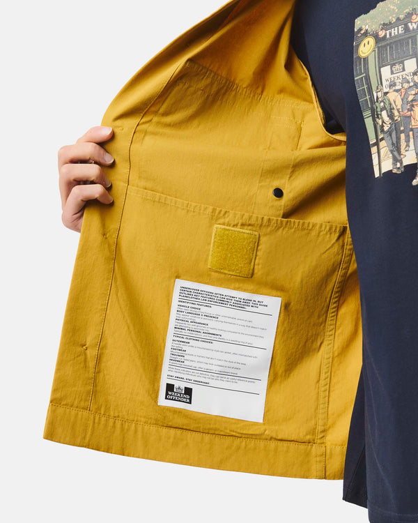 Pancho Over-Shirt Saffron