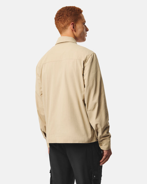 Pancho Over-Shirt Stone