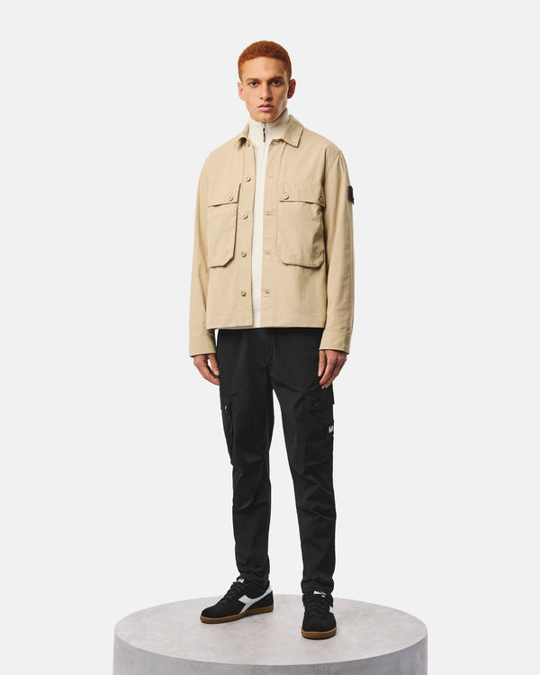 Pancho Over-Shirt Stone