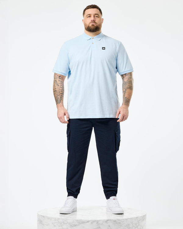 Plus Size - Caneiros Polo Shirt Ocean Wave Blue