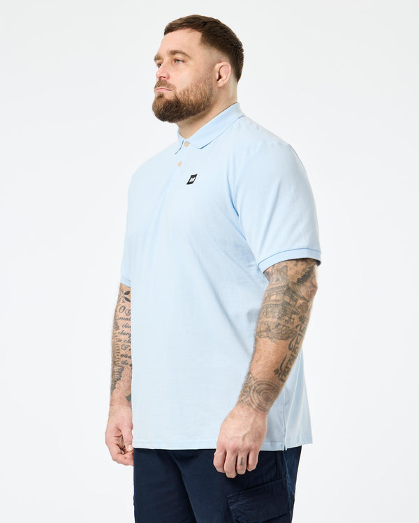 Plus Size - Caneiros Polo Shirt Ocean Wave Blue