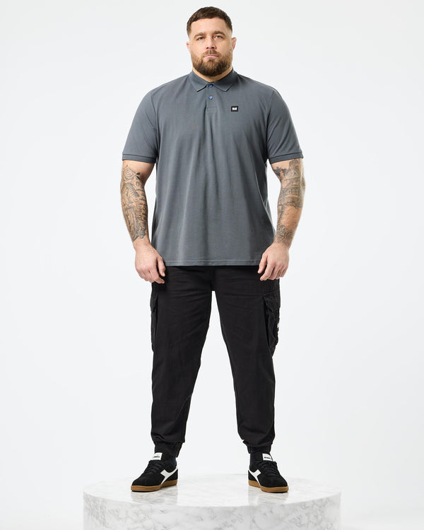 Plus Size - Caneiros Polo Shirt Zinc