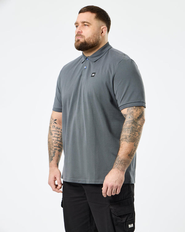 Plus Size - Caneiros Polo Shirt Zinc