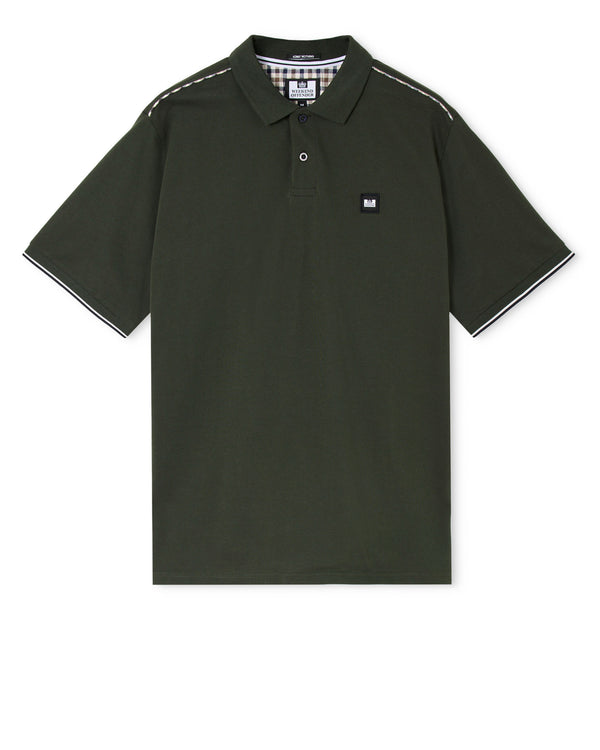 Sakai Polo Shirt Black Forest Green