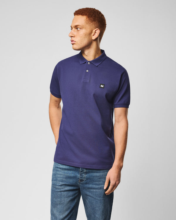 Polo Heathcote blu zaffiro scuro