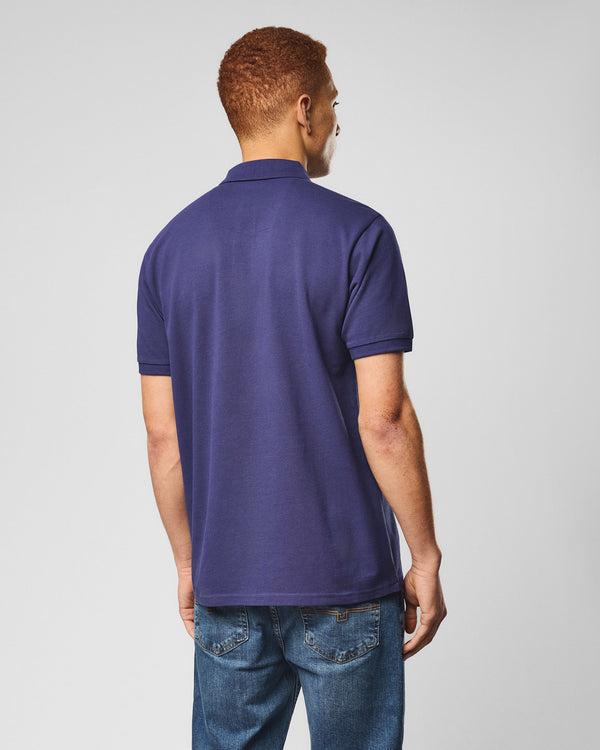 Polo Heathcote blu zaffiro scuro