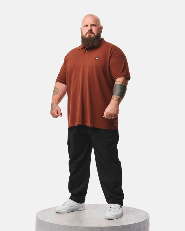 Plus Size - Heathcote Polo Shirt Brick
