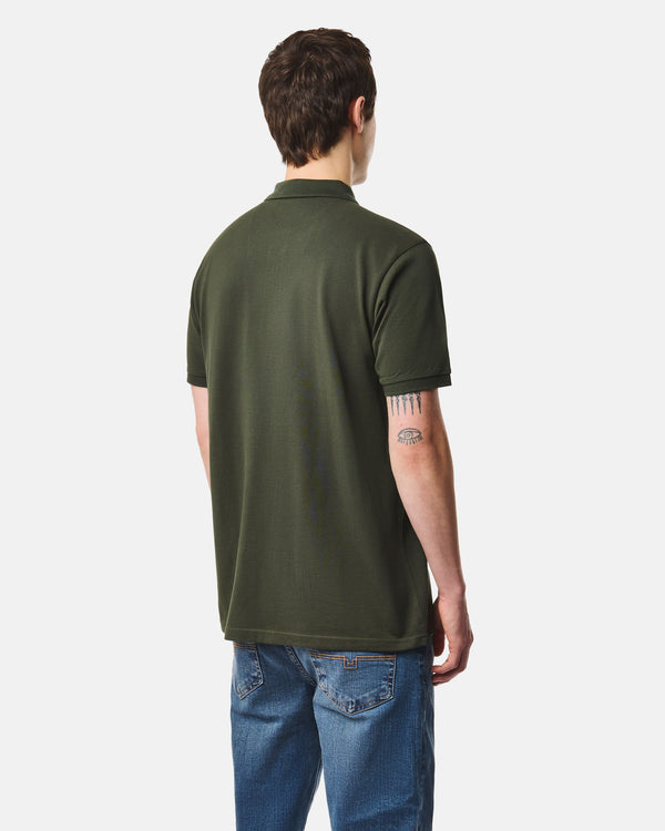 Polo Heathcote verde foresta nera