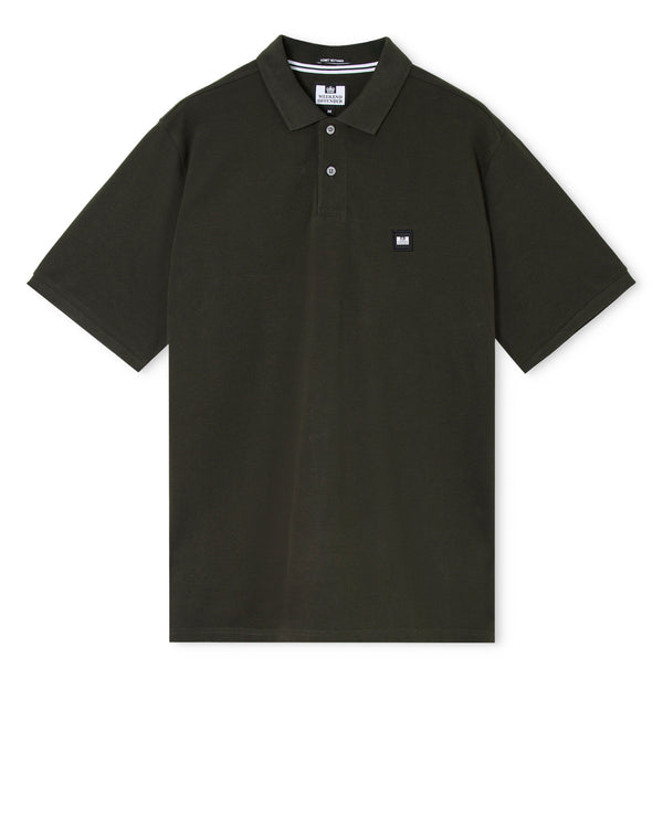 Polo Heathcote verde foresta nera