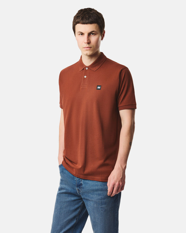 Heathcote Poloshirt Ziegelrot